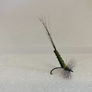 3 x GREEN PETER FLY FISHING TROUT FLIES sizes10,12 OR 14  FROM MGT TACKLE